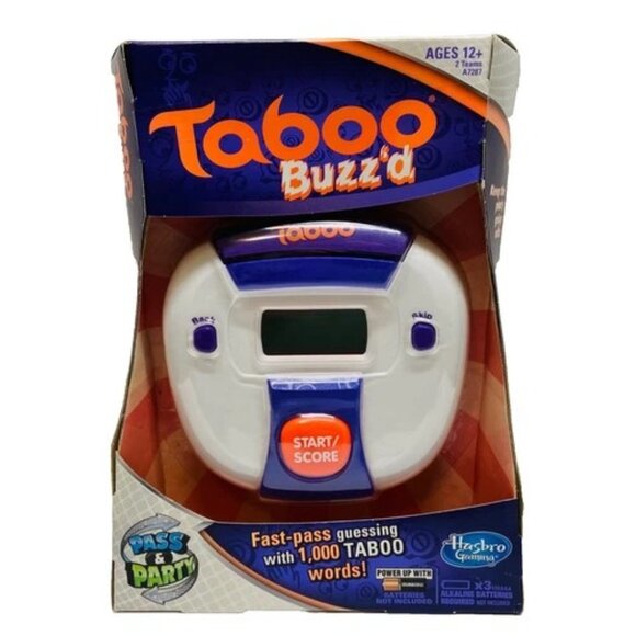 Hasbro Gaming Taboo Buzz'd Electronic Party Game Handheld Sealed 2013 - Picture 1 of 11